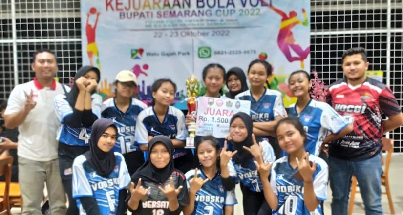 Juara II Tim Bola Voli Putri Ajang Bupati Cup 2022 Se Ex Karisidenan Semarang